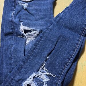 American Eagle Distressed Blue Jeans